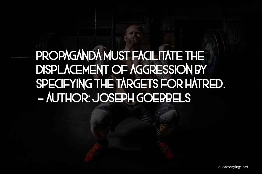 U S Aggression Quotes By Joseph Goebbels