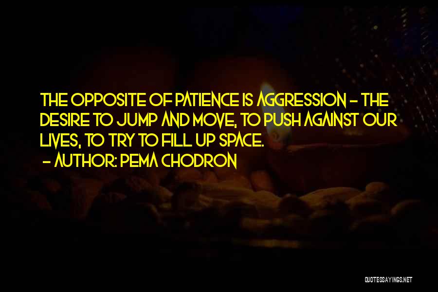 U S Aggression Quotes By Pema Chodron