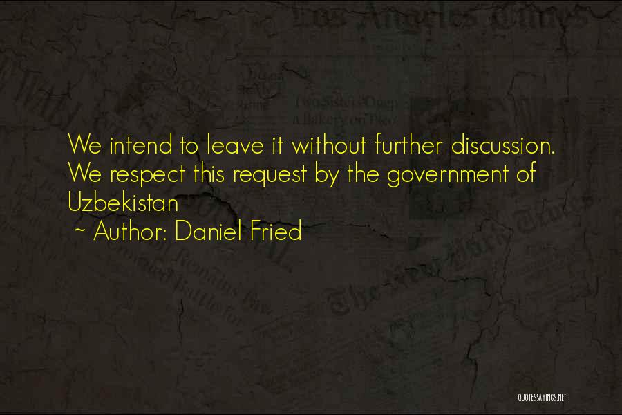 U.s. Government Request For Quotes By Daniel Fried