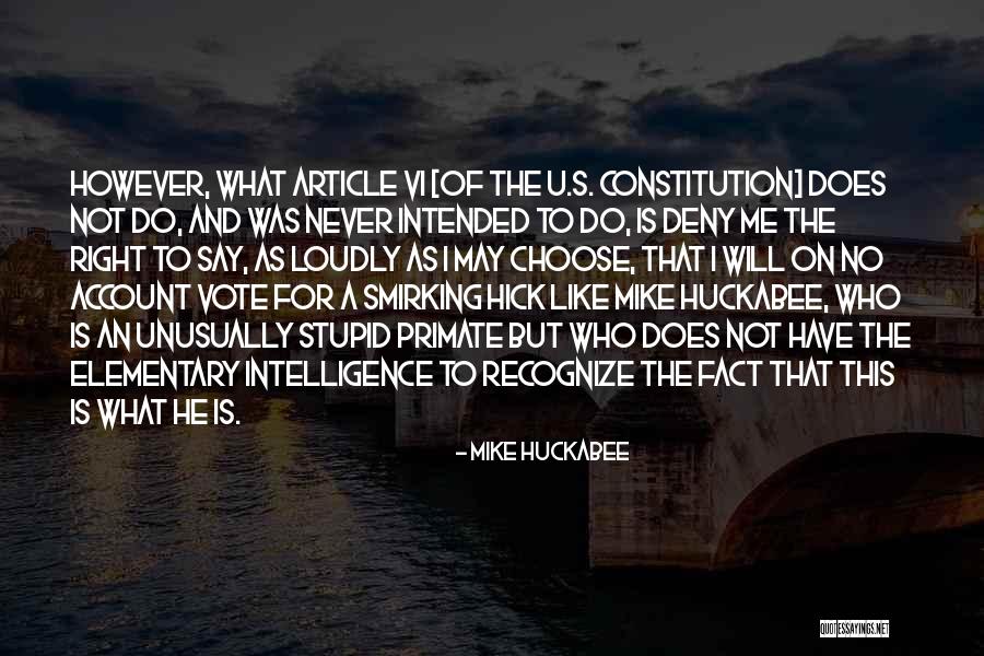 U S Intelligence Quotes By Mike Huckabee U S Intelligence Quotes By Mike Huckabee