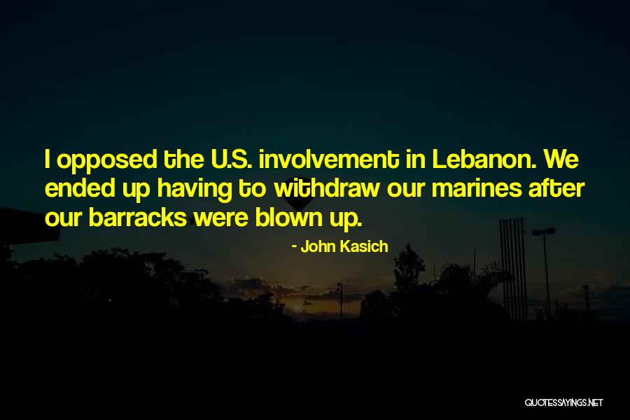 U.s. Marines Quotes By John Kasich