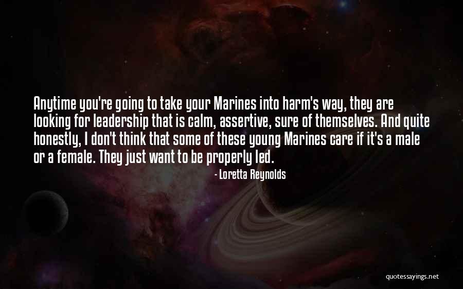 U.s. Marines Quotes By Loretta Reynolds