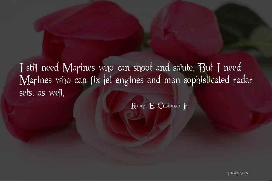 U.s. Marines Quotes By Robert E. Cushman Jr.