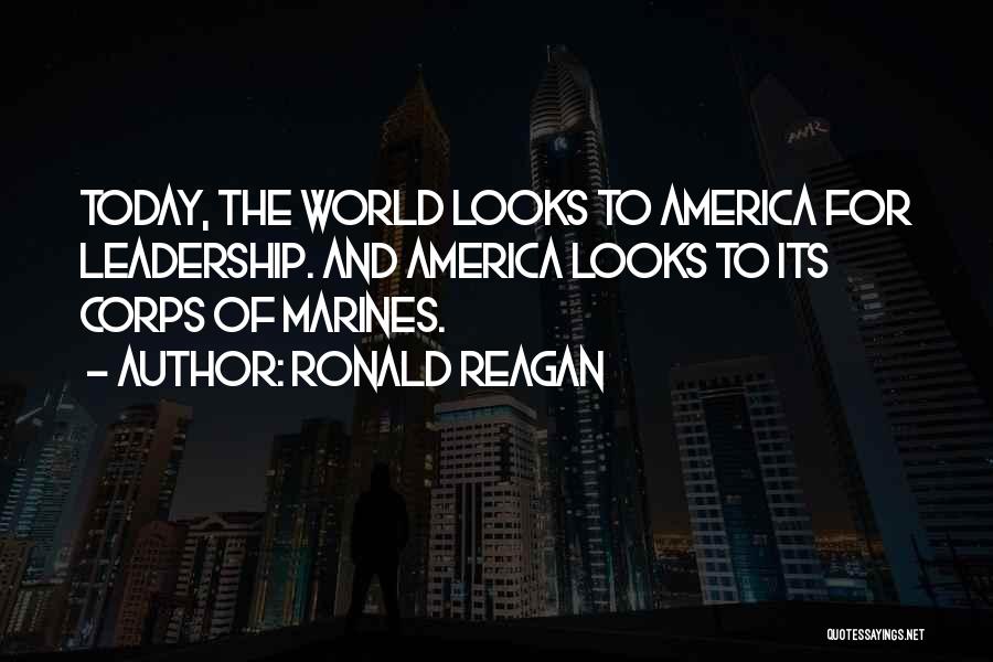 U.s. Marines Quotes By Ronald Reagan