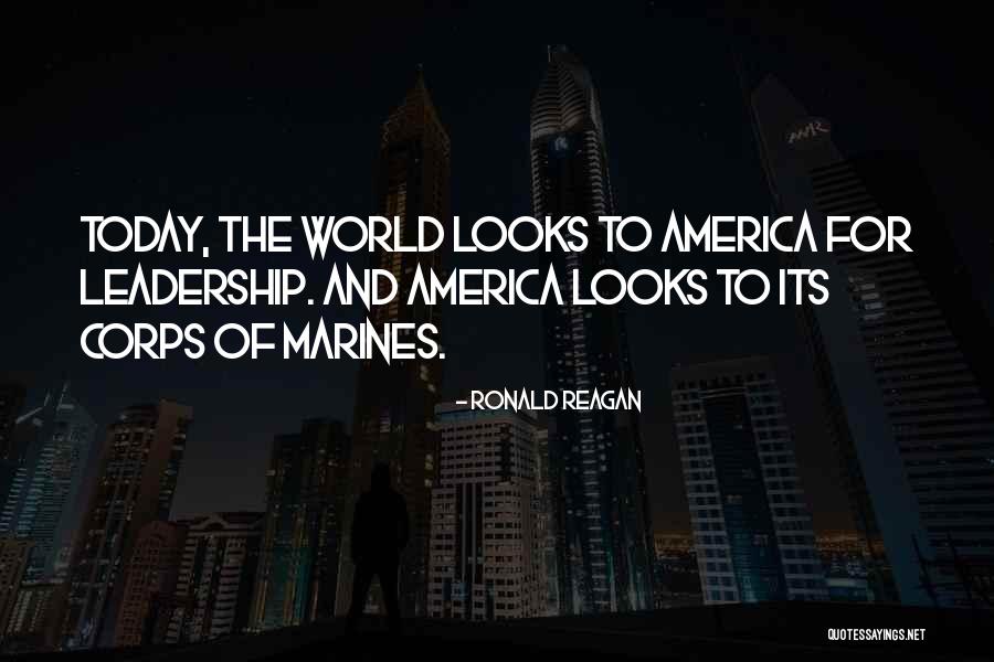 U.s. Marines Quotes By Ronald Reagan