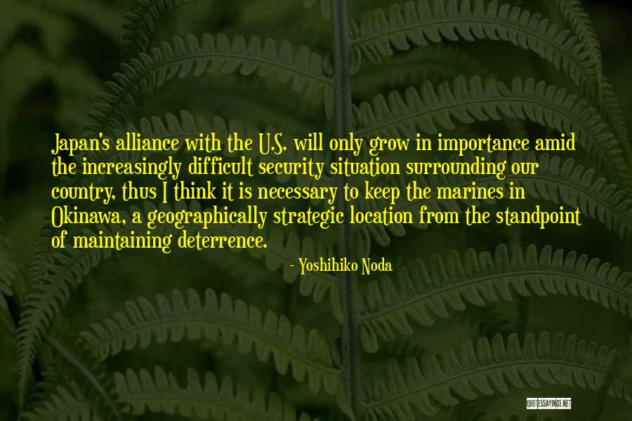 U.s. Marines Quotes By Yoshihiko Noda