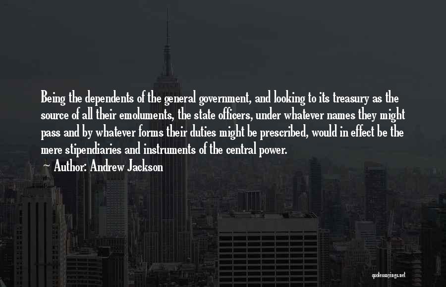U.s. Treasury Quotes By Andrew Jackson