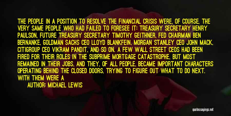 U.s. Treasury Quotes By Michael Lewis