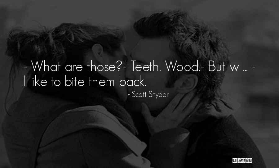Ube Jam Quotes By Scott Snyder