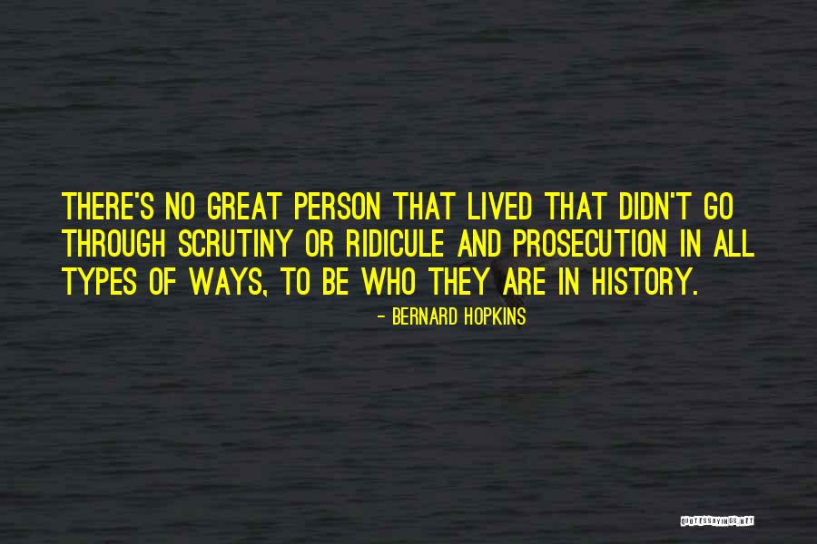 Ubinafsi Quotes By Bernard Hopkins Ubinafsi Quotes By Bernard Hopkins