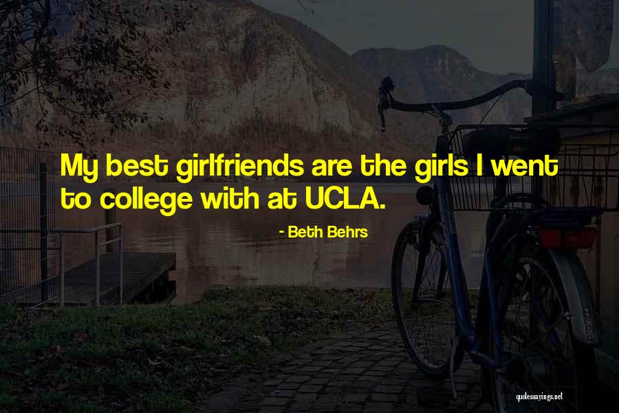 Ucla Quotes By Beth Behrs