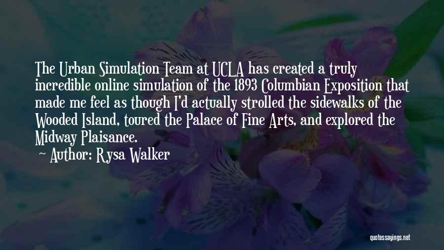 Ucla Quotes By Rysa Walker