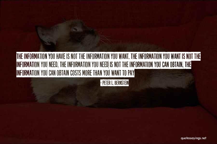 Udovac Quotes By Peter L. Bernstein Udovac Quotes By Peter L. Bernstein