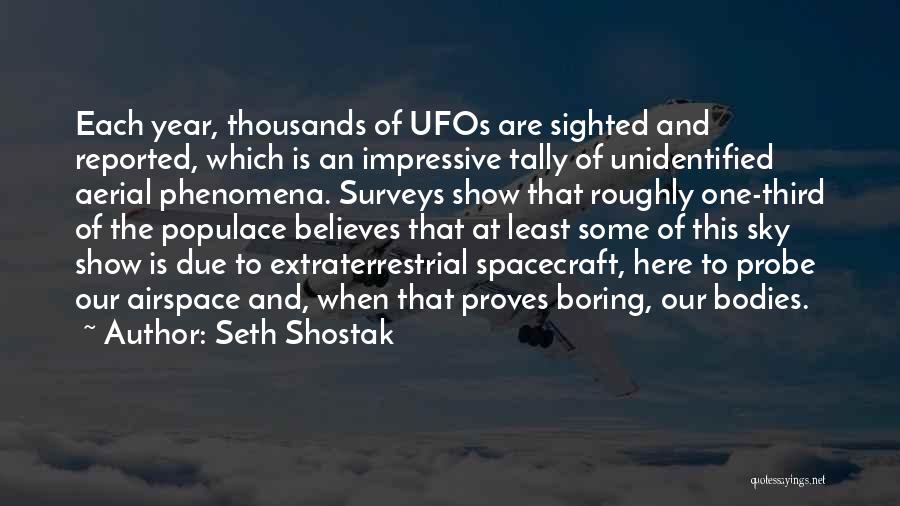 Ufos Quotes By Seth Shostak