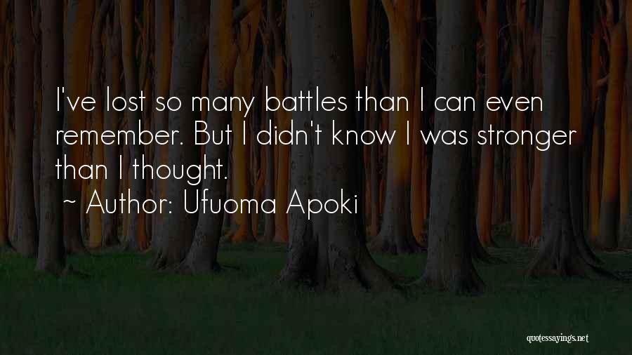 Ufuoma Apoki Quotes 1797283