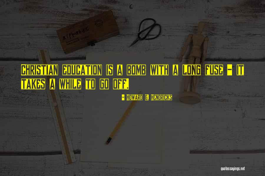 Ufuoma Ogaga Quotes By Howard G. Hendricks Ufuoma Ogaga Quotes By Howard G. Hendricks