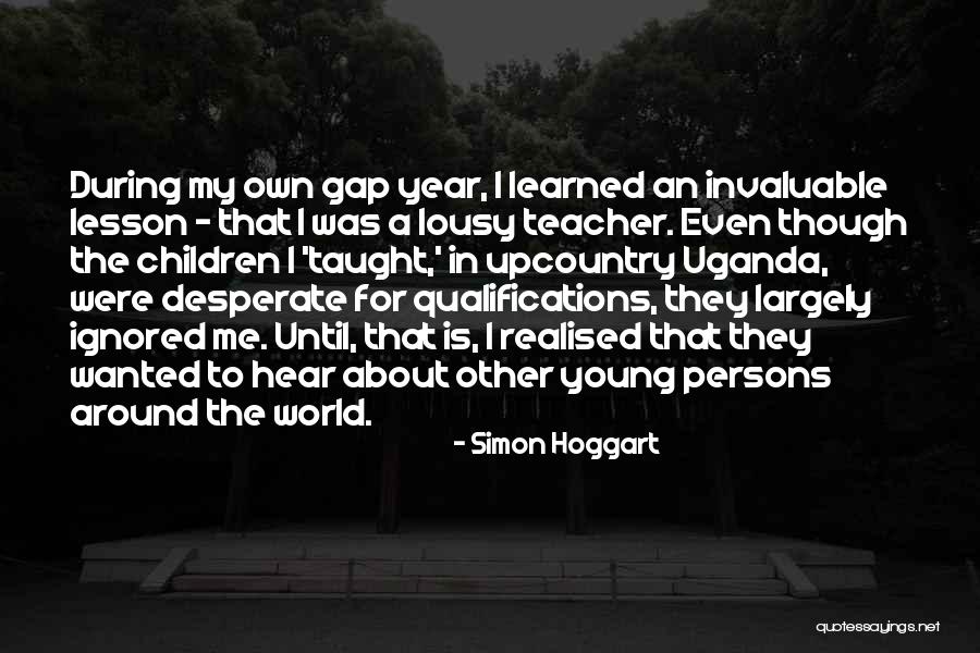 Uganda Quotes By Simon Hoggart Uganda Quotes By Simon Hoggart