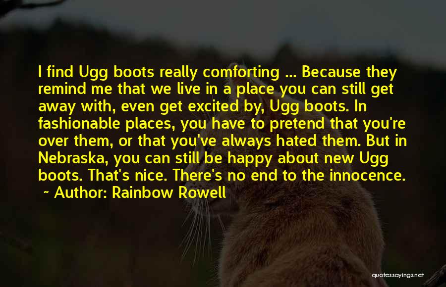 Ugg Quotes By Rainbow Rowell