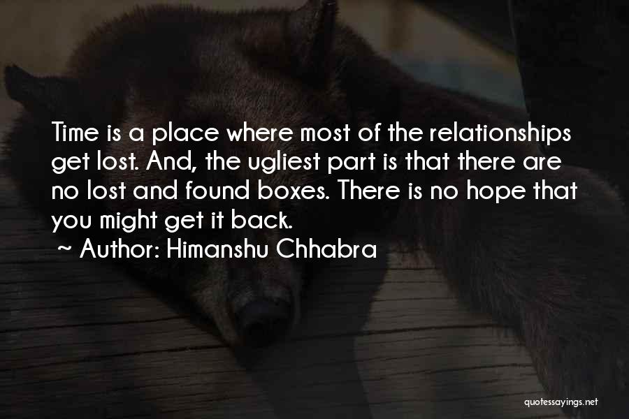 Ugliest Quotes By Himanshu Chhabra