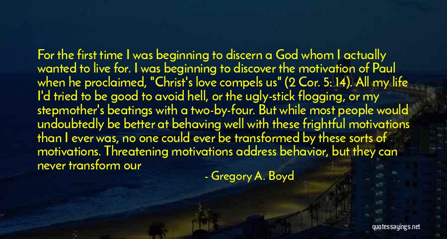 Ugly Love Quotes By Gregory A. Boyd Ugly Love Quotes By Gregory A. Boyd