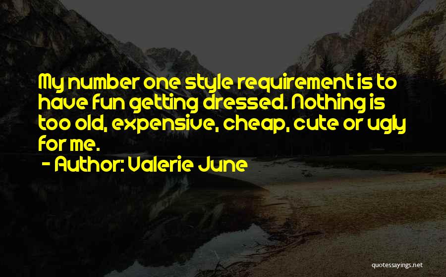 Ugly Quotes By Valerie June