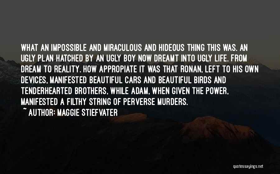 Ugly To Beautiful Quotes By Maggie Stiefvater