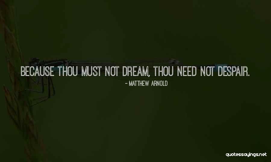 Uitlopen Betekenis Quotes By Matthew Arnold