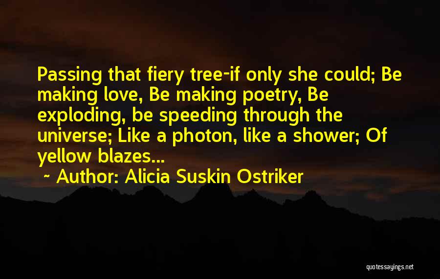 Ukishima Cake Quotes By Alicia Suskin Ostriker