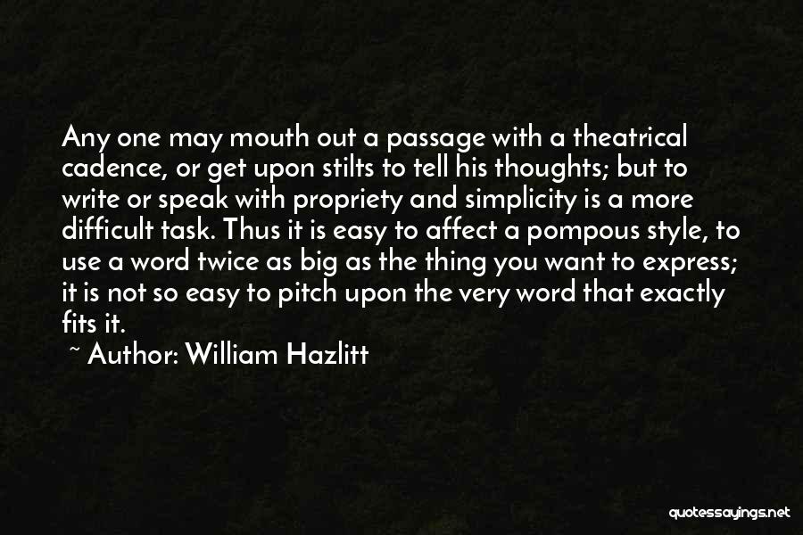 Ulrich Von Lichtenstein Quotes By William Hazlitt