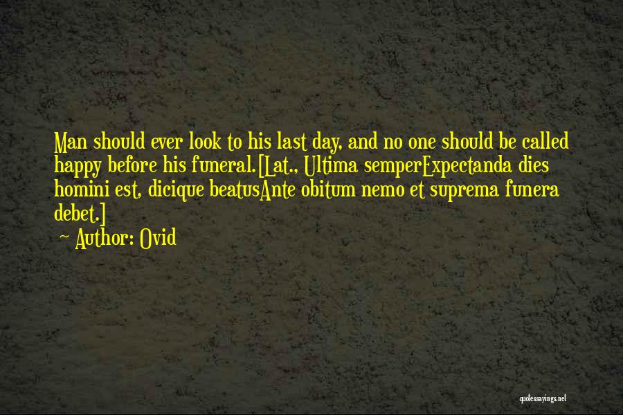 Ultima Quotes By Ovid