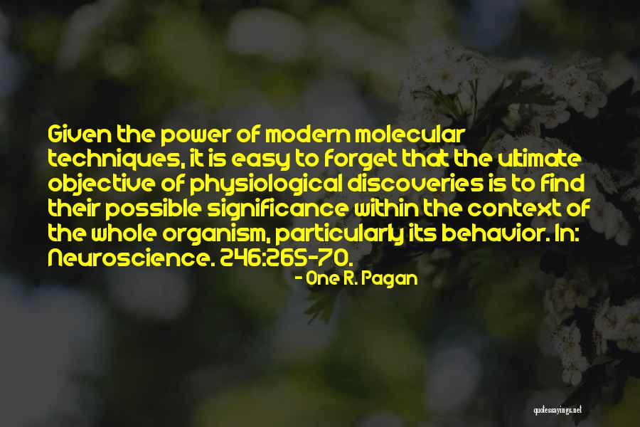 Ultimate Power Quotes By One R. Pagan