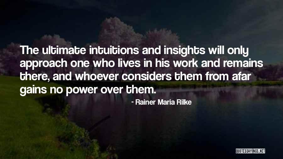 Ultimate Power Quotes By Rainer Maria Rilke