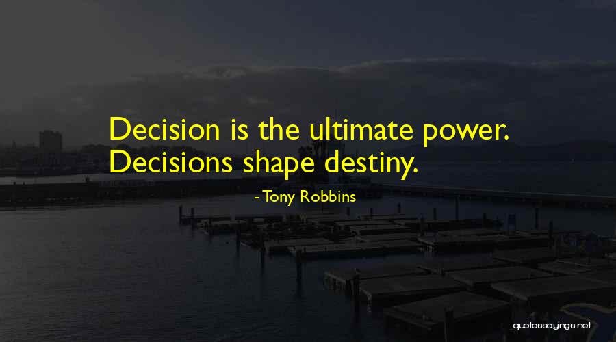 Ultimate Power Quotes By Tony Robbins