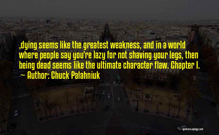 Ultimate Quotes By Chuck Palahniuk