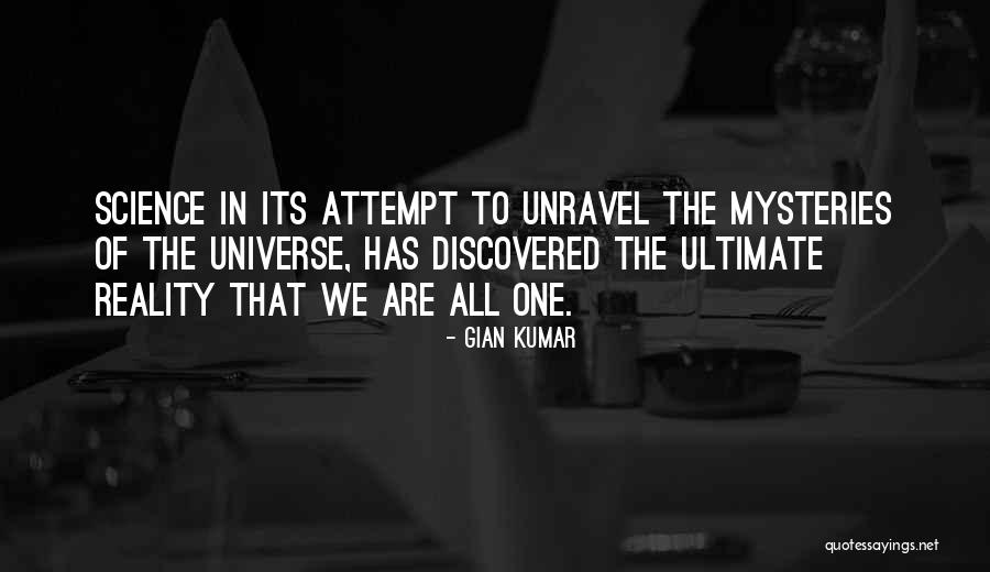 Ultimate Reality Quotes By Gian Kumar