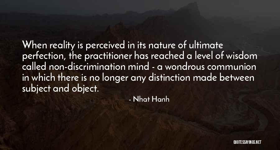 Ultimate Reality Quotes By Nhat Hanh