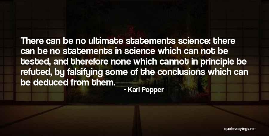 Ultimate Science Quotes By Karl Popper Ultimate Science Quotes By Karl Popper
