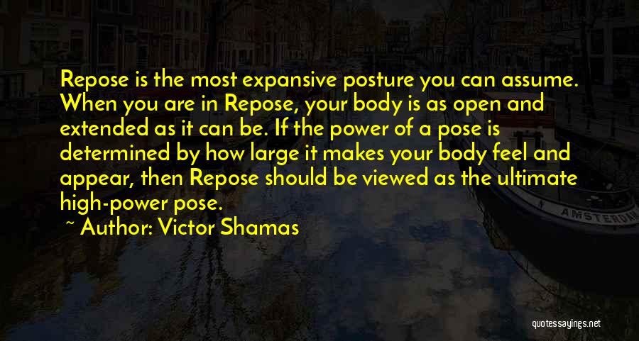 Ultimate Victor Quotes By Victor Shamas