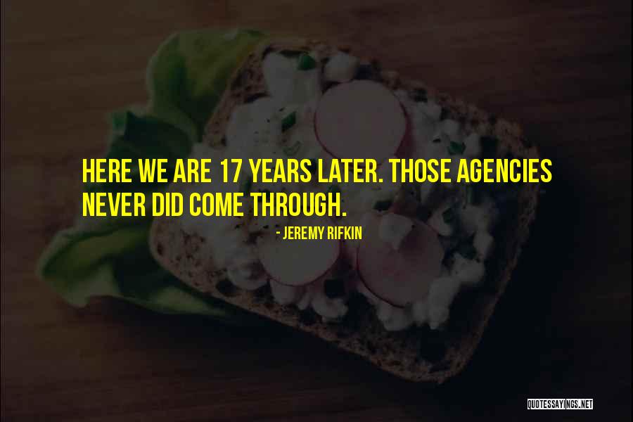 Ultimissime Calciomercato Quotes By Jeremy Rifkin