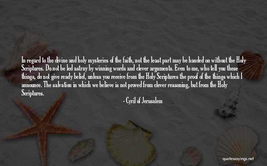 Ultrasonographer Education Quotes By Cyril Of Jerusalem Ultrasonographer Education Quotes By Cyril Of Jerusalem