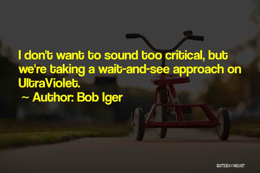 Ultraviolet Quotes By Bob Iger