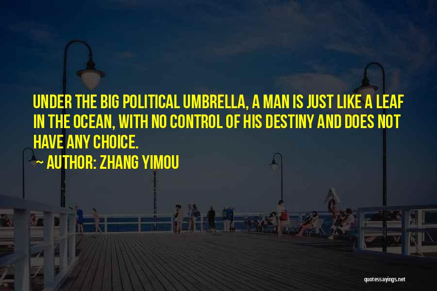 Umbrella Man Quotes By Zhang Yimou