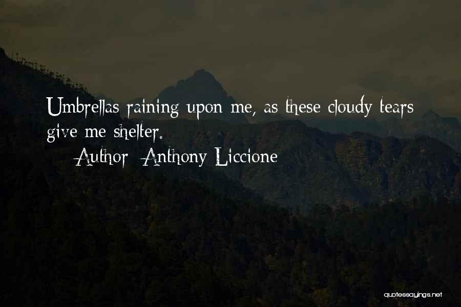 Umbrellas And Rain Quotes By Anthony Liccione