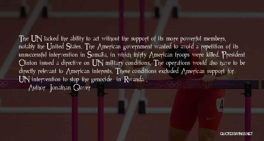 Un American Quotes By Jonathan Glover