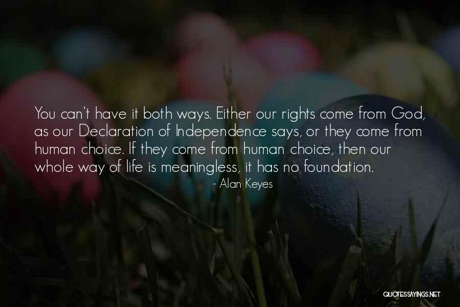 Un Declaration Of Human Rights Quotes By Alan Keyes