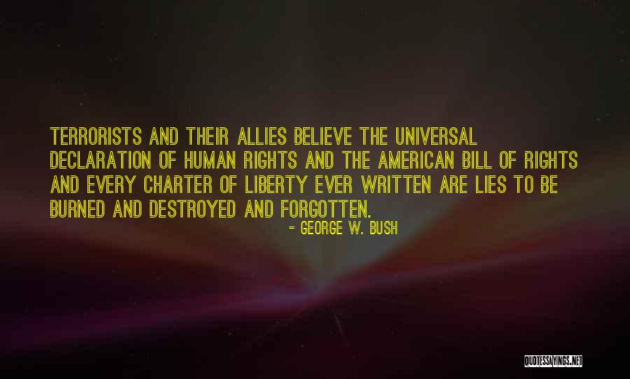 Un Declaration Of Human Rights Quotes By George W. Bush Un Declaration Of Human Rights Quotes By George W. Bush