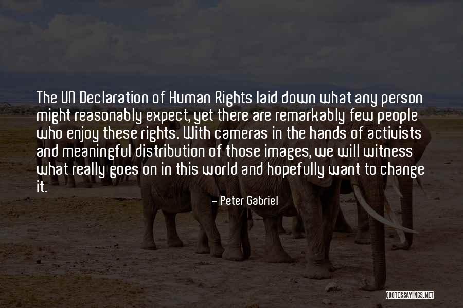 Un Declaration Of Human Rights Quotes By Peter Gabriel Un Declaration Of Human Rights Quotes By Peter Gabriel
