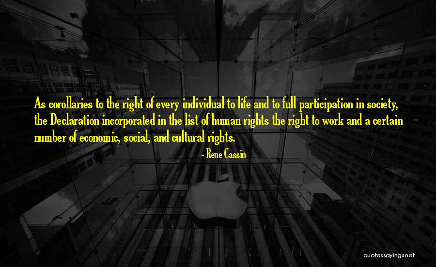 Un Declaration Of Human Rights Quotes By Rene Cassin