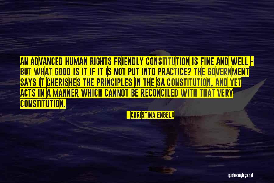 Un Human Rights Quotes By Christina Engela