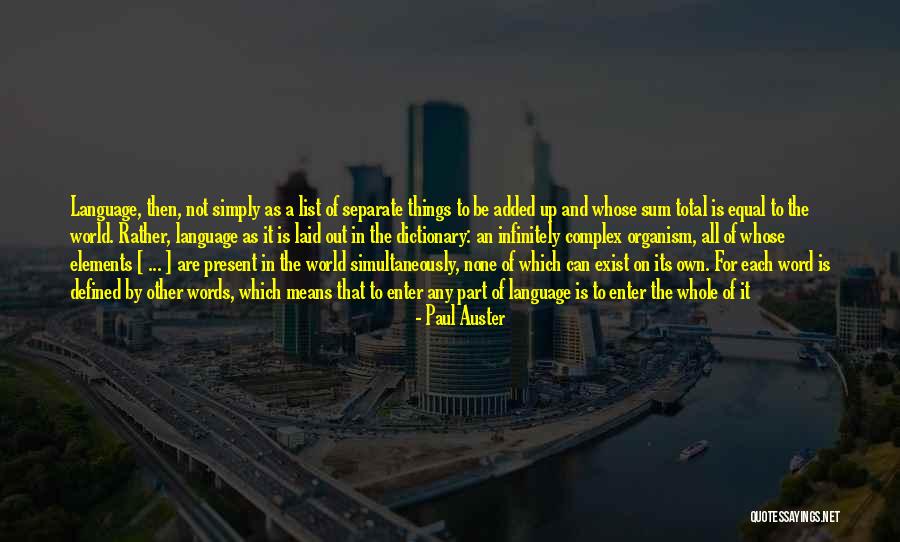 Un Words List Quotes By Paul Auster Un Words List Quotes By Paul Auster